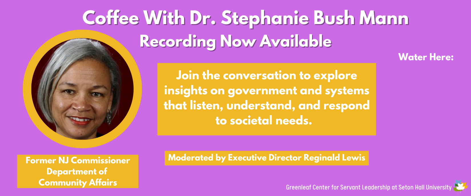 Coffee With Rev. Dr. Stephanie Bush Mann